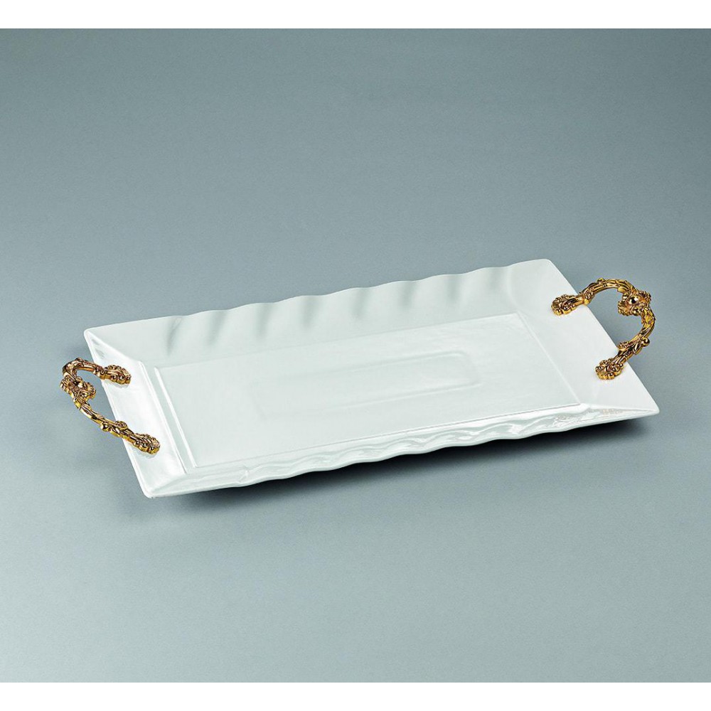 ΔΙΣΚΟΣ ΛΕΥΚΟΣ ΠΟΡΣΕΛΑΝΙΝΟΣ ΜΕ ΧΡΥΣΑ ΧΕΡΟΥΛΙΑ 47Χ24 