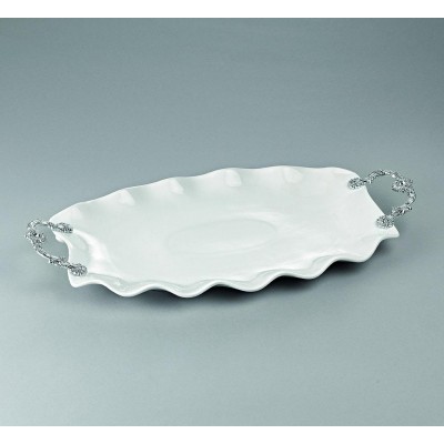 ΔΙΣΚΟΣ ΛΕΥΚΟΣ ΠΟΡΣΕΛΑΝΙΝΟΣ ΜΕ ΑΣΗΜΙ ΧΕΡΟΥΛΙΑ 50Χ27