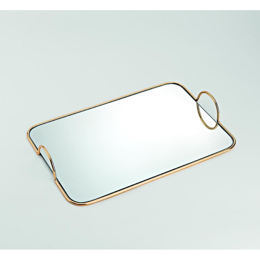 ΔΙΣΚΟΣ ΜΕΤΑΛΛΙΚΟΣ ΧΡΥΣΟΣ ΜΕ ΚΑΘΡΕΠΤΗ 46Χ30Υ 