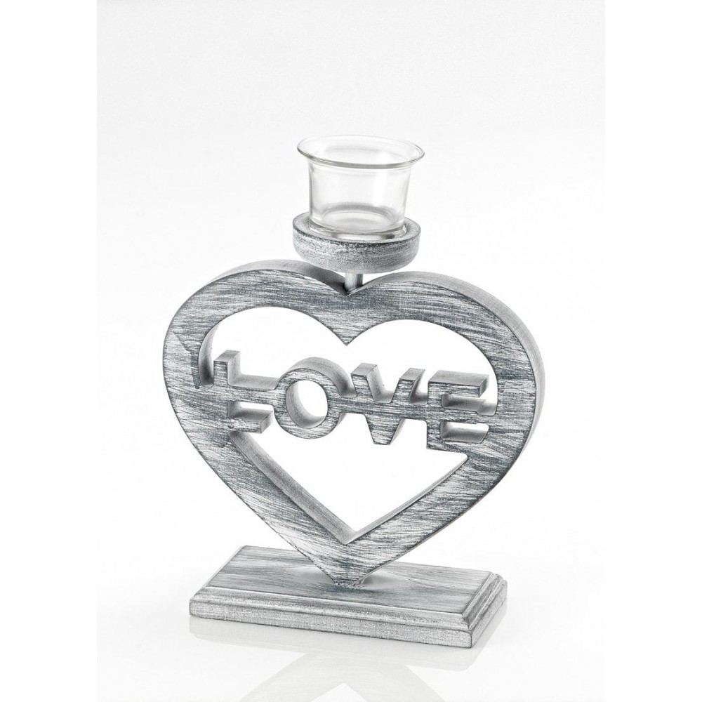 ΞΥΛΙΝΟ ΚΗΡΟΠΗΓΙΟ LOVE ΚΑΡΔΙΑ 20Χ7,5Χ25Υ 