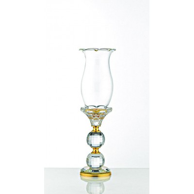 ΚΡΥΣΤΑΛΛΙΝΟ ΚΗΡΟΠΗΓΙΟ ΜΕ ΧΡΥΣΕΣ ΛΕΠΤΟΜΕΡΕΙΕΣ Φ6,5Χ27Υ