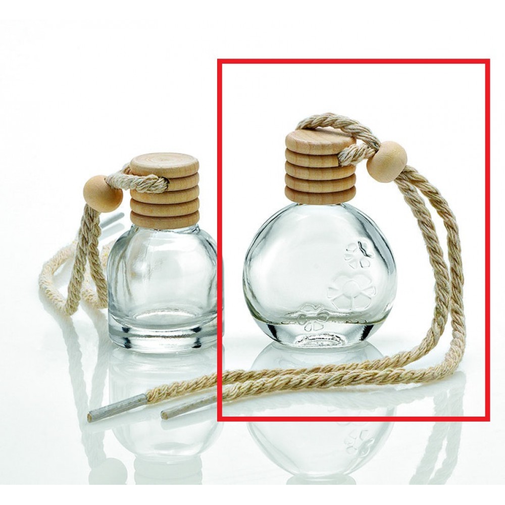 ΜΠΟΜΠΟΝΙΕΡΑ ΓΥΑΛΙΝΟ ΜΠΟΥΚΑΛΙ ΑΡΩΜΑΤΟΣ ΜΕ ΚΟΡΔΟΝΙ Φ3,3Χ5,3Υ 