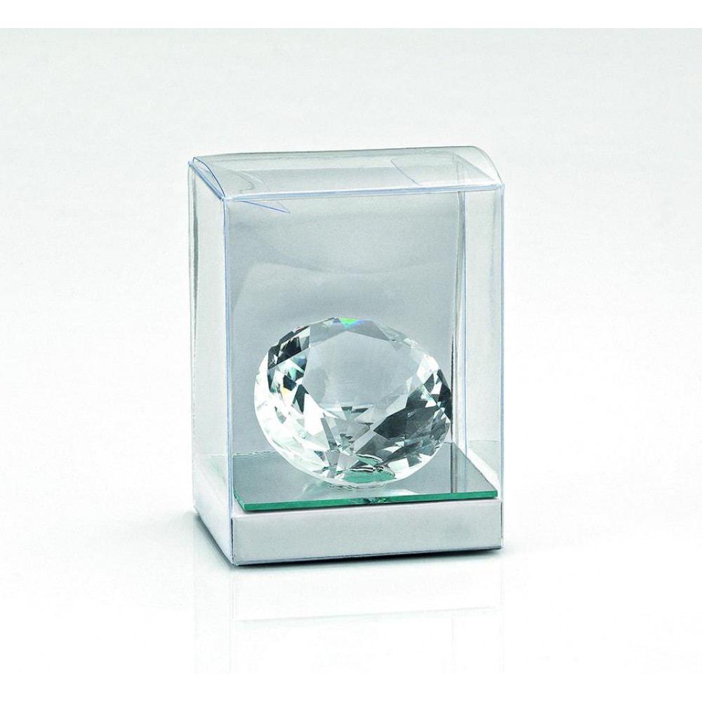 ΓΥΑΛΙΝΗ ΜΠΟΜΠΟΝΙΕΡΑ ΔΙΑΜΑΝΤΙ 6Χ4,5Χ7,5Υ 