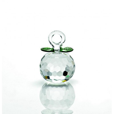 ΚΡΥΣΤΑΛΛΙΝΗ ΜΠΟΜΠΟΝΙΕΡΑ ΜΗΛΟ ΜΕ ΠΡΑΣΙΝΑ ΦΥΛΛΑ Φ4Χ6Υ