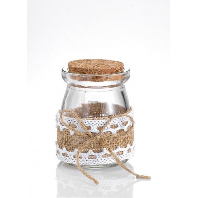 ΜΠΟΜΠΟΝΙΕΡΑ ΓΥΑΛΙΝΟ ΒΑΖΑΚΙ ΜΕ ΦΕΛΛΟ & ΚΟΡΔΕΛΑ ΤΣΟΥΒΑΛΙ Φ6Χ7Υ