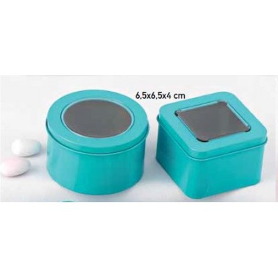 ΜΠΟΜΠΟΝΙΕΡΑ ΜΕΤΑΛΛΙΚΟ ΚΟΥΤΙ ΒΕΡΑΜΑΝ ΣΤΡΟΓΓΥΛΟ & ΤΕΤΡΑΓΩΝΟ 6.5Χ6.5Χ4