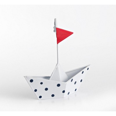 ΜΠΟΜΠΟΝΙΕΡΑ ΚΑΡΑΒΙ ΜΕΤΑΛΛΙΚΟ ΛΕΥΚΟ ΠΟΥΑ 13Χ4Χ13Υ