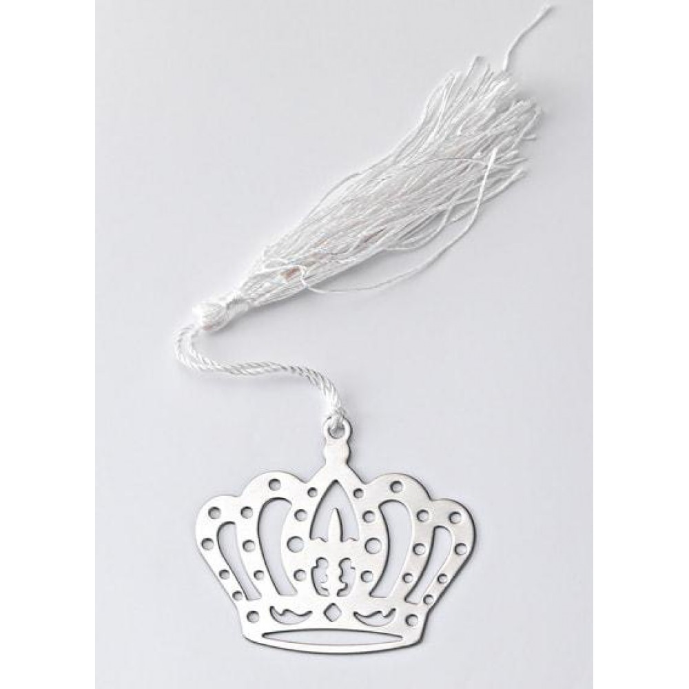 ΜΕΤΑΛΛΙΚΗ ΜΠΟΜΠΟΝΙΕΡΑ ΚΟΡΩΝΑ ΜΕ ΛΕΥΚΗ ΦΟΥΝΤΑ 6,5Χ5,5 ΣΥ=21 