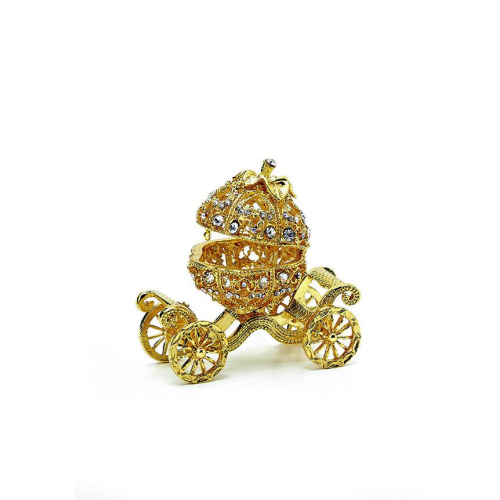 ΜΠΟΜΠΟΝΙΕΡΑ CLOISONNE ΧΡΥΣΗ ΑΜΑΞΑ ΜΕ ΣΤΡΑΣ 8Χ4Χ7Υ 10Χ8Χ7Υ ΣΕ ΧΡΥΣΟ ΚΟΥΤΙ 