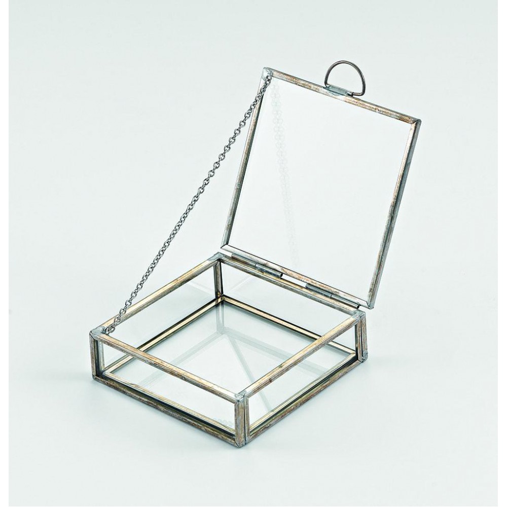 ΜΠΟΜΠΟΝΙΕΡΑ ΜΠΙΖΟΥΤΙΕΡΑ ΜΕΤΑΛΛΙΚΗ ΚΑΙ ΓΥΑΛΙΝΗ 9Χ9Χ3Υ 