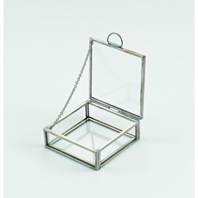 ΜΠΟΜΠΟΝΙΕΡΑ ΜΠΙΖΟΥΤΙΕΡΑ ΜΕΤΑΛΛΙΚΗ ΚΑΙ ΓΥΑΛΙΝΗ 8Χ8Χ3Υ