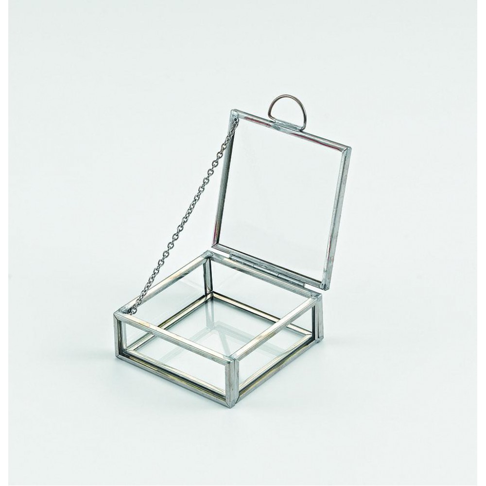 ΜΠΟΜΠΟΝΙΕΡΑ ΜΠΙΖΟΥΤΙΕΡΑ ΜΕΤΑΛΛΙΚΗ ΚΑΙ ΓΥΑΛΙΝΗ 7Χ7Χ3Υ 