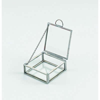 ΜΠΟΜΠΟΝΙΕΡΑ ΜΠΙΖΟΥΤΙΕΡΑ ΜΕΤΑΛΛΙΚΗ ΚΑΙ ΓΥΑΛΙΝΗ 7Χ7Χ3Υ