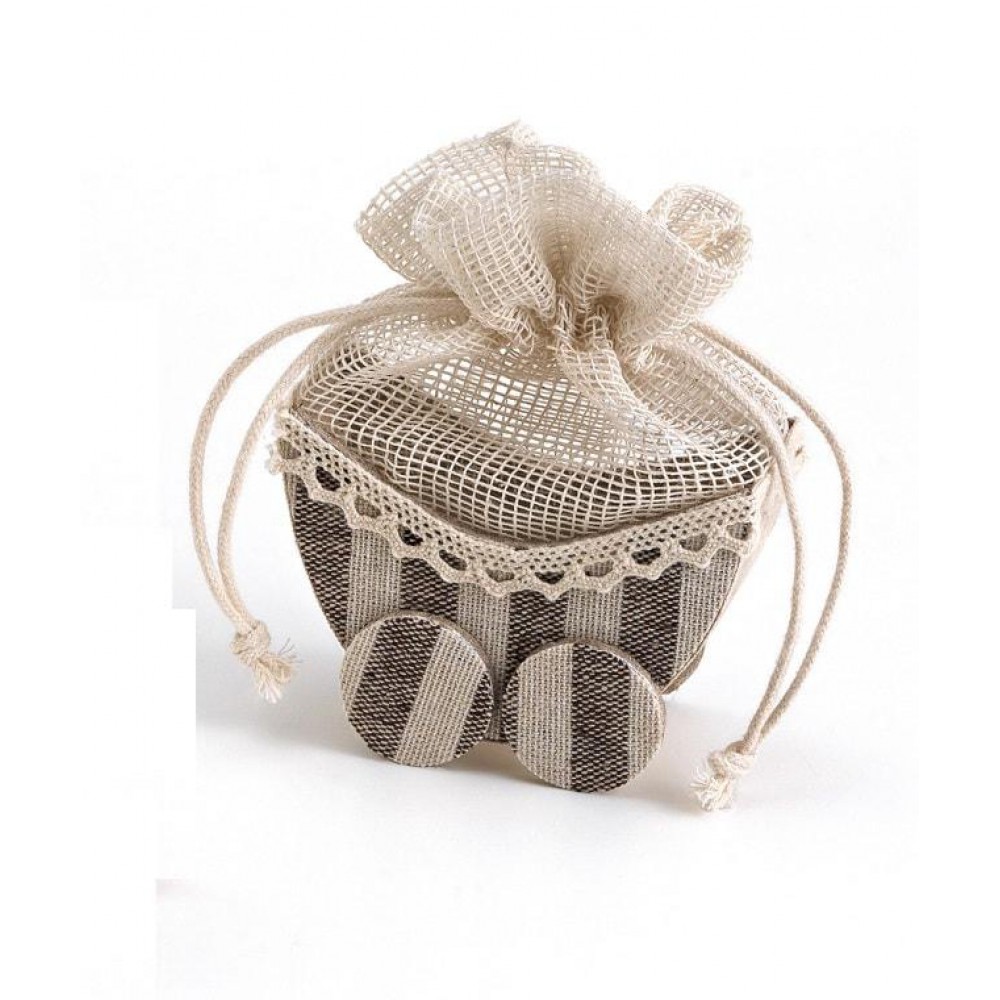 ΜΠΟΜΠΟΝΙΕΡΑ ΥΦΑΣΜΑΤΙΝΟ ΠΟΥΓΚΙ ΚΑΡΟΤΣΙ ΜΕ ΚΑΦΕ ΡΙΓΑ 8Χ4Χ11 