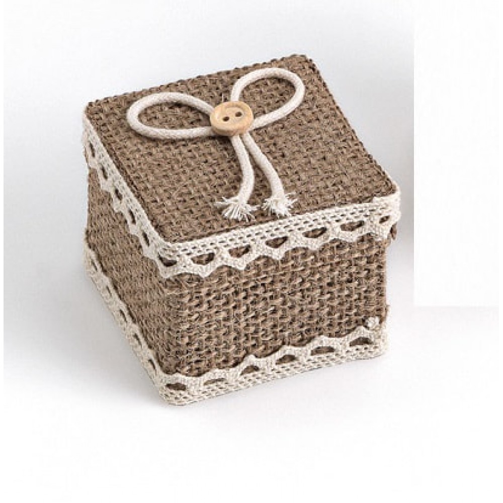 ΜΠΟΜΠΟΝΙΕΡΑ ΥΦΑΣΜΑΤΙΝΗ ΜΠΙΖΟΥΤΙΕΡΑ ΤΕΤΡΑΓΩΝΗ ΛΙΝΑΤΣΑ 5Χ5Χ4Υ 