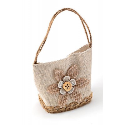 ΜΠΟΜΠΟΝΙΕΡΑ ΥΦΑΣΜΑΤΙΝΟ ΤΣΑΝΤΑΚΙ ΕΚΡΟΥ 6Χ5Χ7