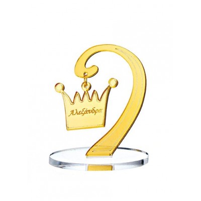 ΜΠΟΜΠΟΝΙΕΡΑ PLEXIGLASS ΚΡΕΜΑΣΤΗ ΚΟΡΩΝΑ ΜΕ PLEXI ΒΑΣΗ 7Χ8.5