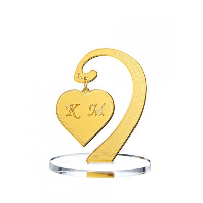 ΜΠΟΜΠΟΝΙΕΡΑ PLEXIGLASS ΚΡΕΜΑΣΤΗ ΚΑΡΔΙΑ ΜΕ PLEXI ΒΑΣΗ 7Χ8.5