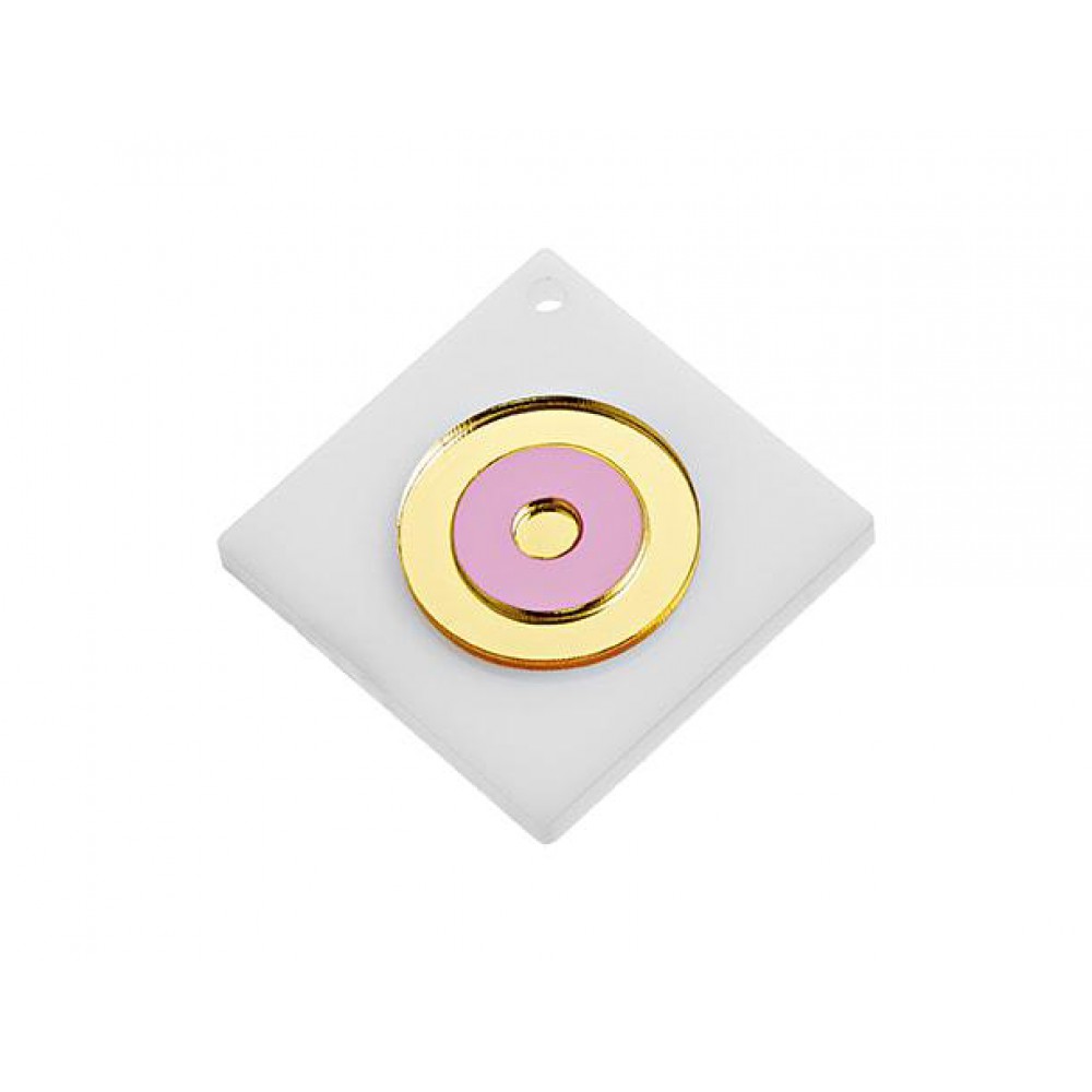 ΜΠΟΜΠΟΝΙΕΡΑ PLEXIGLASS ΜΕ ΤΕΤΡΑΓΩΝΗ ΛΕΥΚΗ ΒΑΣΗ ΜΑΤΙ 5,5Χ5,5 