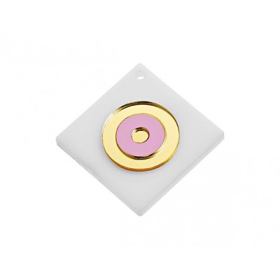 ΜΠΟΜΠΟΝΙΕΡΑ PLEXIGLASS ΜΕ ΤΕΤΡΑΓΩΝΗ ΛΕΥΚΗ ΒΑΣΗ ΜΑΤΙ 5,5Χ5,5