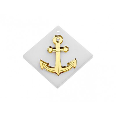 ΜΠΟΜΠΟΝΙΕΡΑ PLEXIGLASS ΜΕ ΤΕΤΡΑΓΩΝΗ ΛΕΥΚΗ ΒΑΣΗ ΑΓΚΥΡΑ 5,5Χ5,5