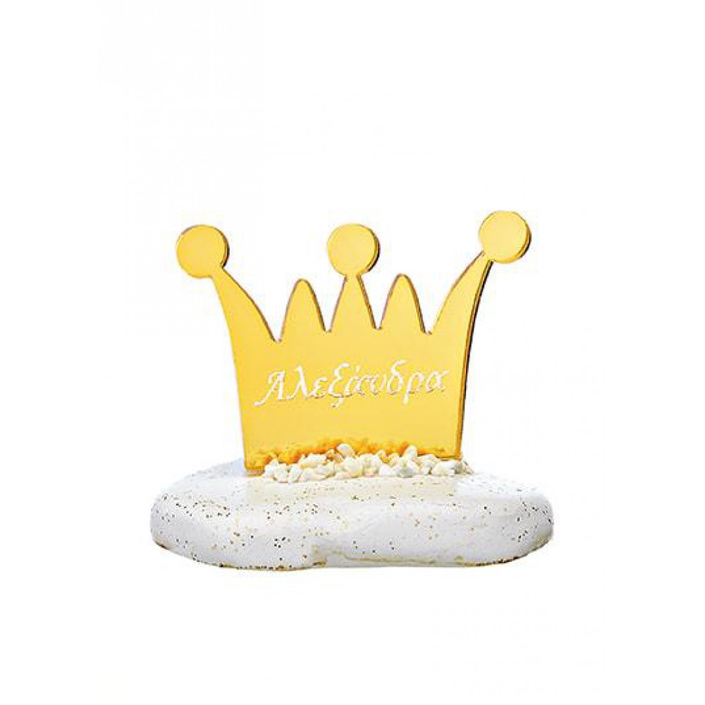 ΜΠΟΜΠΟΝΙΕΡΑ ΒΡΑΧΑΚΙ ΜΕ PLEXI ΚΟΡΩΝΑ & ΕΠΙΛΟΓΗ ΟΝΟΜΑΤΟΣ 7Χ6 