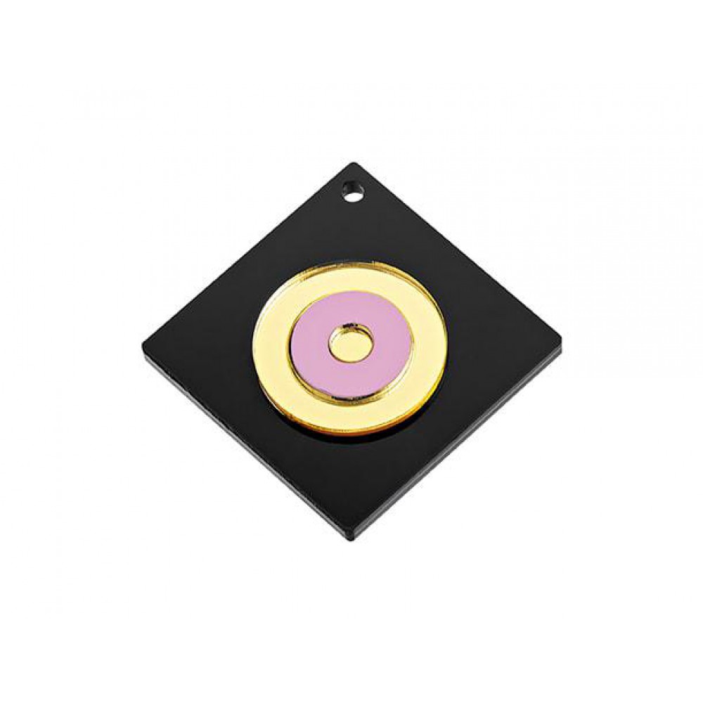 ΜΠΟΜΠΟΝΙΕΡΑ PLEXIGLASS ΜΕ ΤΕΤΡΑΓΩΝΗ ΜΑΥΡΗ ΒΑΣΗ ΜΑΤΙ 5,5Χ5,5 