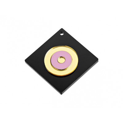 ΜΠΟΜΠΟΝΙΕΡΑ PLEXIGLASS ΜΕ ΤΕΤΡΑΓΩΝΗ ΜΑΥΡΗ ΒΑΣΗ ΜΑΤΙ 5,5Χ5,5