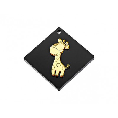 ΜΠΟΜΠΟΝΙΕΡΑ PLEXIGLASS ΜΕ ΤΕΤΡΑΓΩΝΗ ΜΑΥΡΗ ΒΑΣΗ ΚΑΜΗΛΟΠΑΡΔΑΛΗ 5,5Χ5,5