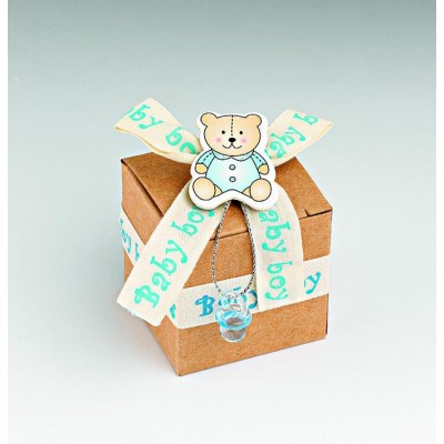 ΜΠΟΜΠΟΝΙΕΡΑ ΧΑΡΤΙΝΟ ΚΟΥΤΑΚΙ BABY BOY ΣΙΕΛ 5Χ5Χ5Υ