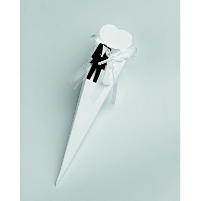 ΜΠΟΜΠΟΝΙΕΡΑ ΧΑΡΤΙΝΟ ΧΩΝΑΚΙ ΓΙΑ ΡΥΖΙ ΓΑΜΠΡΟΣ ΝΥΦΗ 5Χ5Χ26Υ