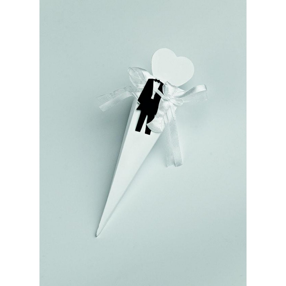 ΜΠΟΜΠΟΝΙΕΡΑ ΧΑΡΤΙΝΟ ΧΩΝΑΚΙ ΓΙΑ ΡΥΖΙ ΓΑΜΠΡΟΣ ΝΥΦΗ 4,5Χ4,5Χ21Υ 