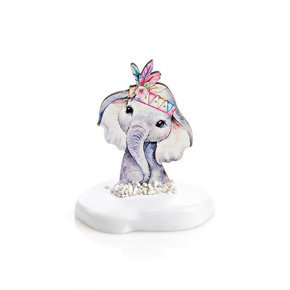 ΜΠΟΜΠΟΝΙΕΡΑ ΒΡΑΧΑΚΙ ΜΕ ΞΥΛΙΝΟ ΕΛΕΦΑΝΤΑΚΙ 7Χ8.5 