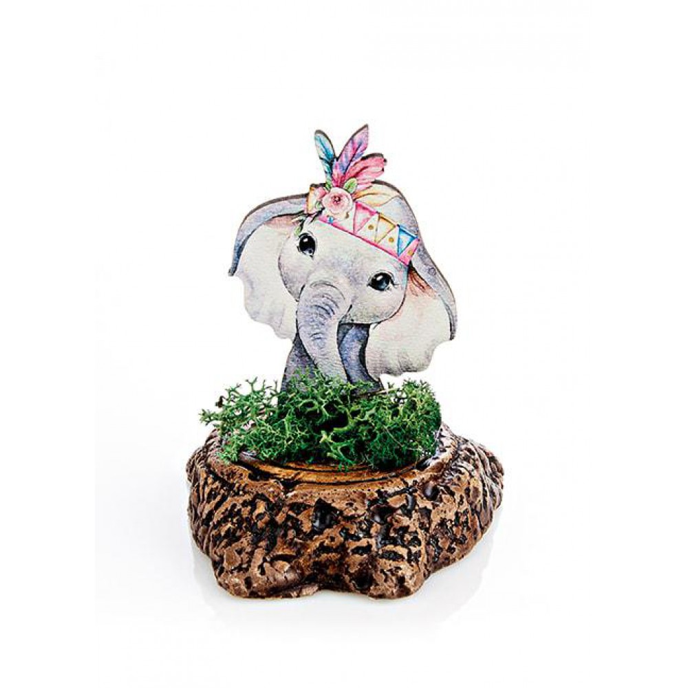 ΜΠΟΜΠΟΝΙΕΡΑ ΒΡΑΧΑΚΙ ΜΕ ΞΥΛΙΝΟ ΕΛΕΦΑΝΤΑΚΙ 7Χ9.5 