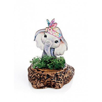 ΜΠΟΜΠΟΝΙΕΡΑ ΒΡΑΧΑΚΙ ΜΕ ΞΥΛΙΝΟ ΕΛΕΦΑΝΤΑΚΙ 7Χ9.5