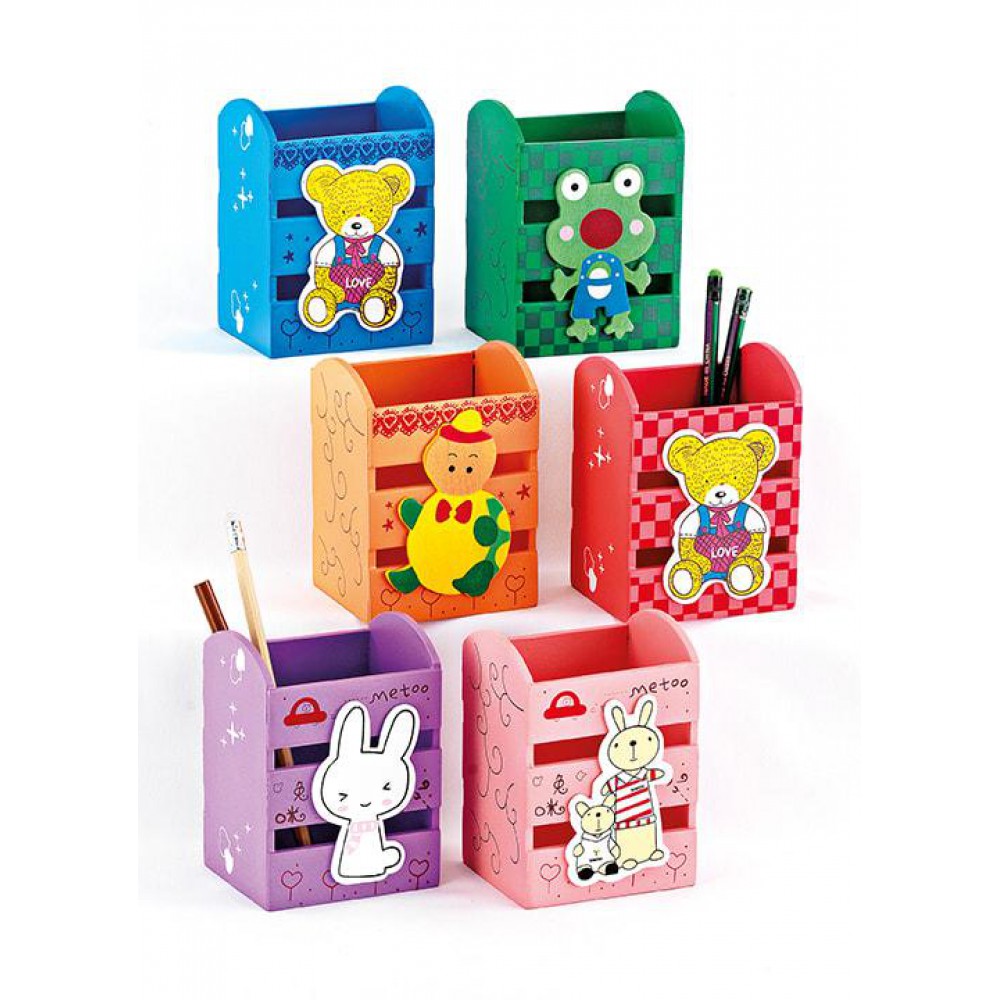 ΜΠΟΜΠΟΝΙΕΡΑ ΞΥΛΙΝΗ ΜΟΛΥΒΟΘΗΚΗ ΖΩΑΚΙΑ 6 ΣΧΕΔΙΩΝ 9Χ7Χ12Υ 