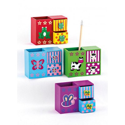 ΜΠΟΜΠΟΝΙΕΡΑ ΞΥΛΙΝΗ ΜΟΛΥΒΟΘΗΚΗ ΜΕ ΣΥΡΤΑΡΑΚΙΑ 4 ΣΧΕΔΙΩΝ 11Χ5Χ8.5Υ