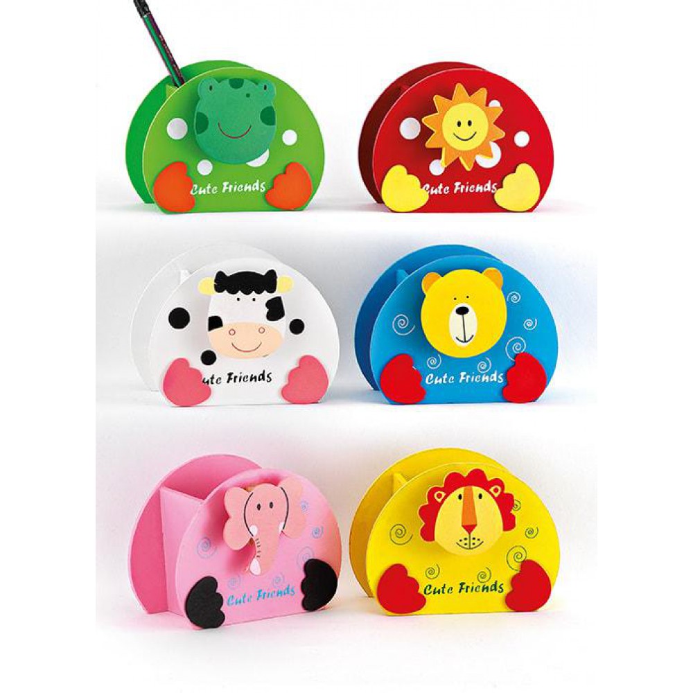 ΜΠΟΜΠΟΝΙΕΡΑ ΞΥΛΙΝΗ ΜΟΛΥΒΟΘΗΚΗ ΖΩΑΚΙΑ 6 ΣΧΕΔΙΩΝ 12Χ5Χ9Υ 