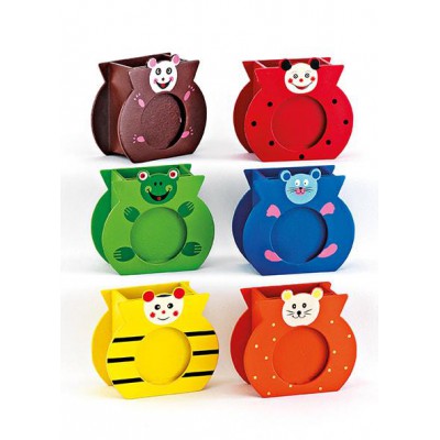 ΜΠΟΜΠΟΝΙΕΡΑ ΞΥΛΙΝΗ ΜΟΛΥΒΟΘΗΚΗ ΚΑΙ ΦΩΤΟΓΡΑΦΟΘΗΚΗ ΖΩΑΚΙΑ 6 ΣΧΕΔΙΩΝ 10Χ4.5Χ9Υ