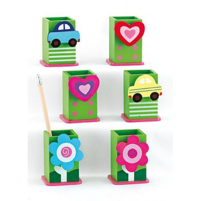 ΜΠΟΜΠΟΝΙΕΡΑ ΞΥΛΙΝΗ ΜΟΛΥΒΟΘΗΚΗ ΜΕΜΟ 6 ΣΧΕΔΙΩΝ 6Χ6Χ8Υ