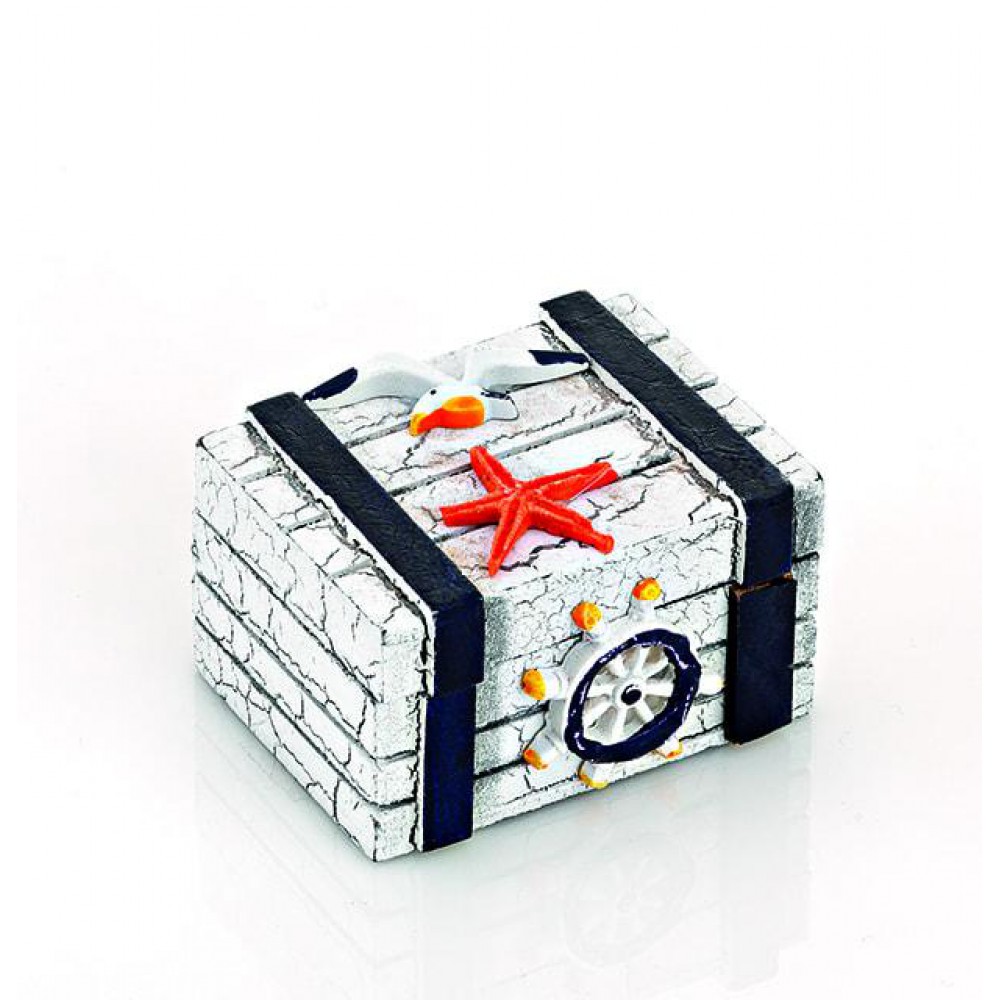 ΜΠΟΜΠΟΝΙΕΡΑ ΞΥΛΙΝΗ ΜΠΙΖΟΥΤΙΕΡΑ NAVY ΝΑΥΤΙΚΗ 7Χ6Χ4,5Υ 