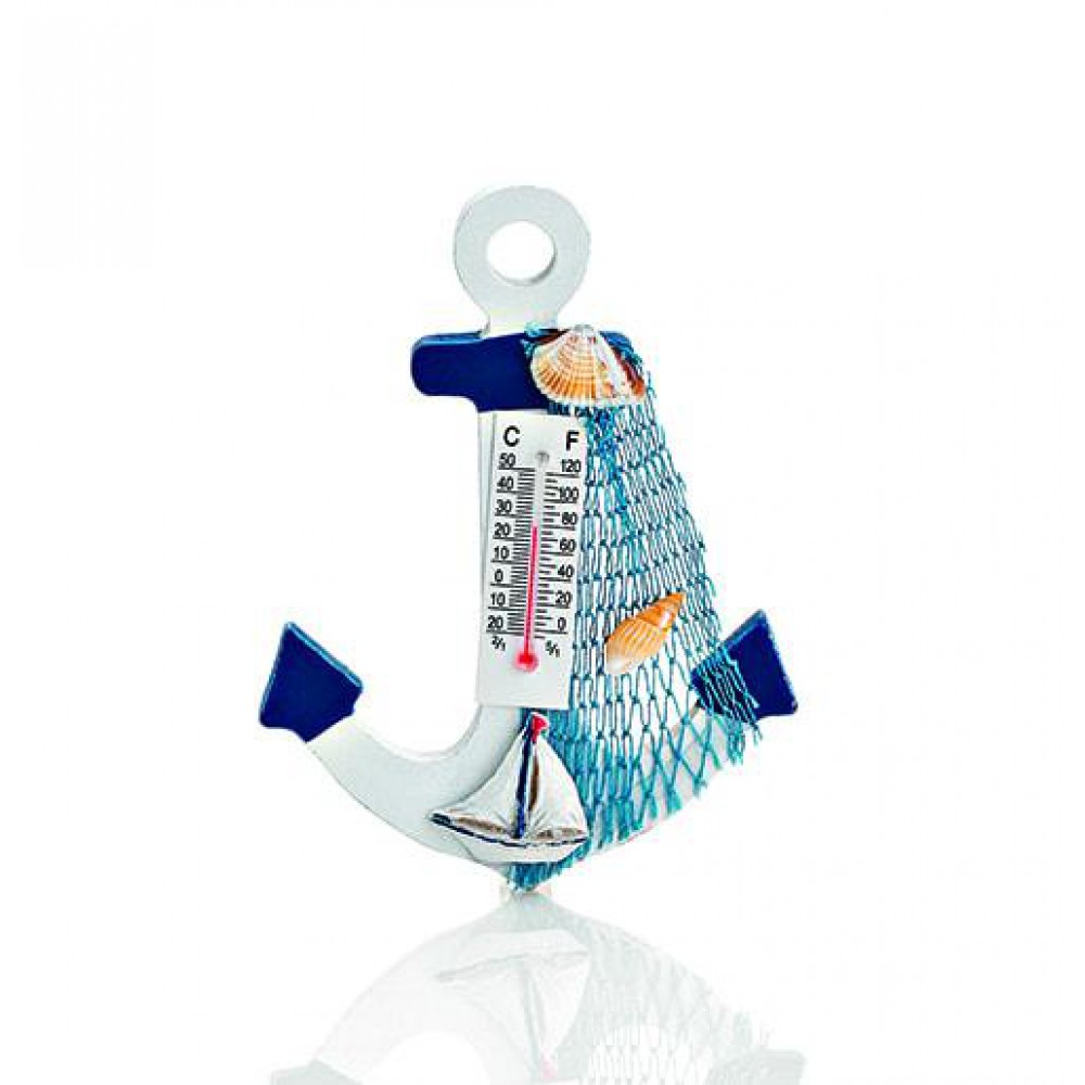 ΜΠΟΜΠΟΝΙΕΡΑ ΞΥΛΙΝΗ ΑΓΚΥΡΑ ΘΕΡΜΟΜΕΤΡΟ ΜΕ ΜΑΓΝΗΤΗ 8Χ11Υ 