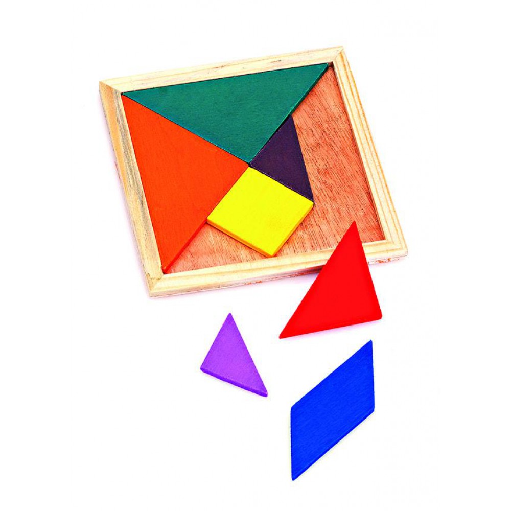 ΜΠΟΜΠΟΝΙΕΡΑ ΠΑΖΛ ΤΑΝΓΚΡΑΜ ΓΕΩΜΕΤΡΙΚΑ ΣΧΗΜΑΤΑ ΞΥΛΙΝΟ 11Χ11 