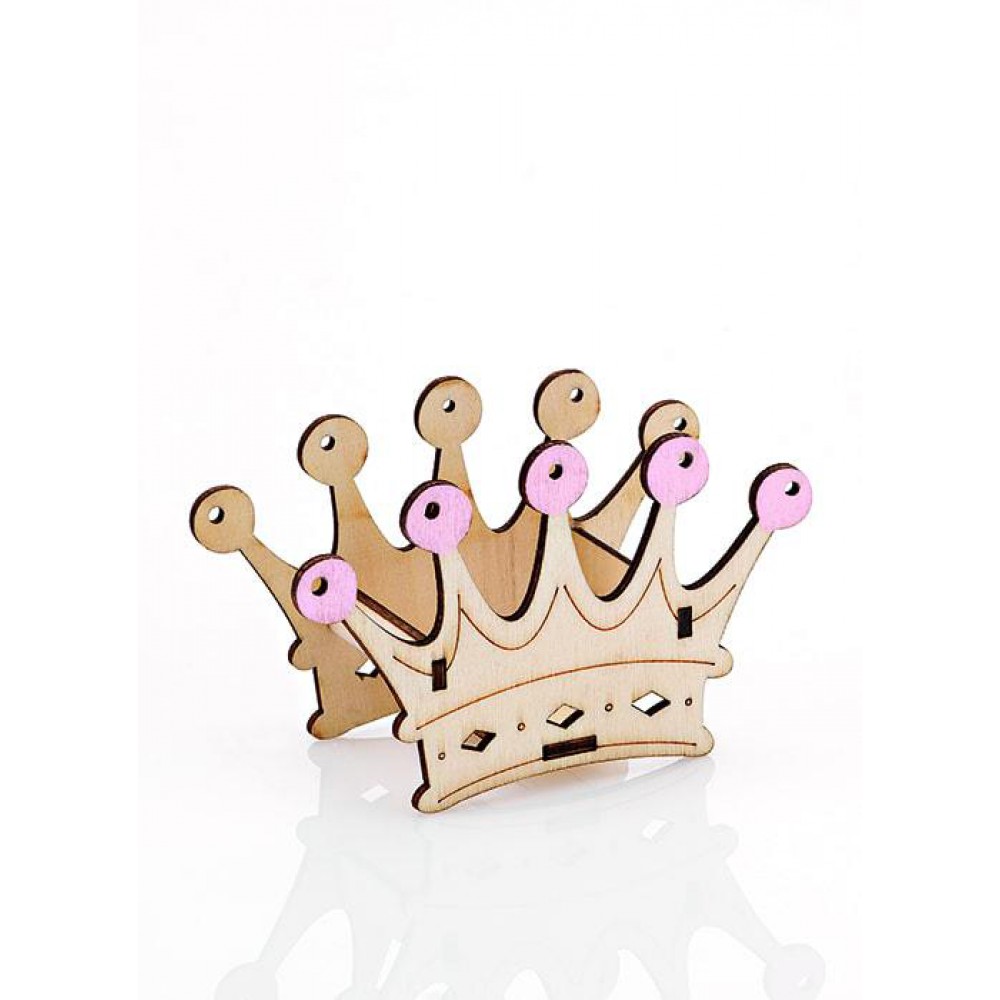 ΜΠΟΜΠΟΝΙΕΡΑ ΞΥΛΙΝΗ ΚΟΡΩΝΑ ΡΟΖ 10Χ4,5Χ6Υ 