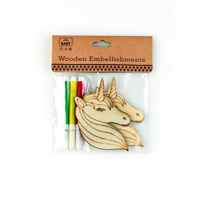 ΜΠΟΜΠΟΝΙΕΡΑ ΞΥΛΙΝΟΣ ΜΟΝΟΚΕΡΟΣ ''COLOR ME'' ΜΕ ΜΑΡΚΑΔΟΡΟΥΣ 6Χ9Υ