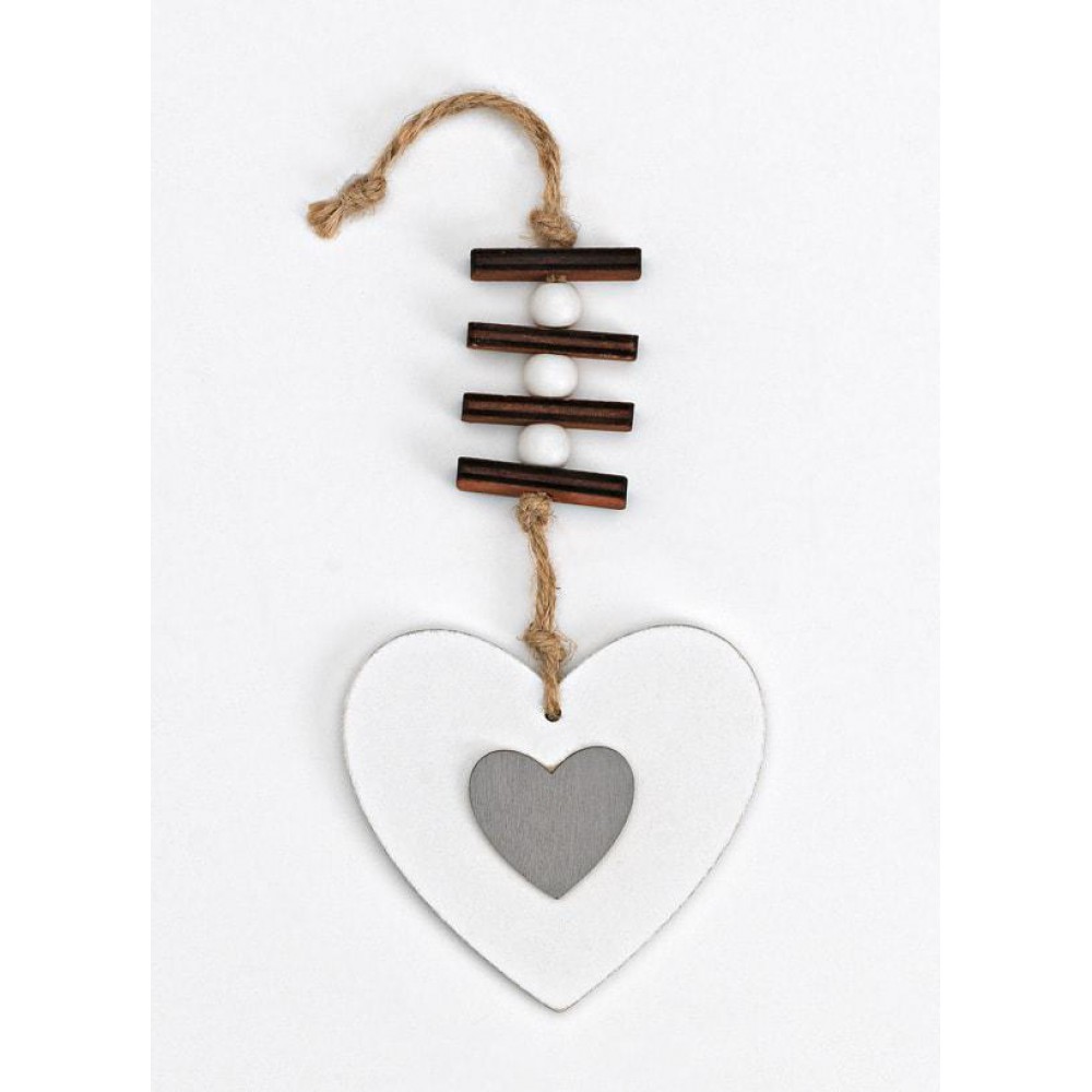 ΞΥΛΙΝΗ ΜΠΟΜΠΟΝΙΕΡΑ ΚΑΡΔΙΑ ΛΕΥΚΗ 8Χ8 ΣΥ=20 