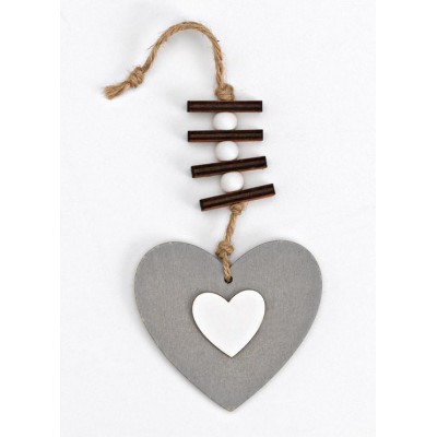 ΞΥΛΙΝΗ ΜΠΟΜΠΟΝΙΕΡΑ ΚΑΡΔΙΑ ΓΚΡΙ 8Χ8 ΣΥ=20