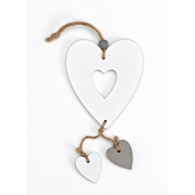 ΞΥΛΙΝΗ ΜΠΟΜΠΟΝΙΕΡΑ ΚΑΡΔΙΑ 8Χ10 ΛΕΥΚΗ ΣΥ=24