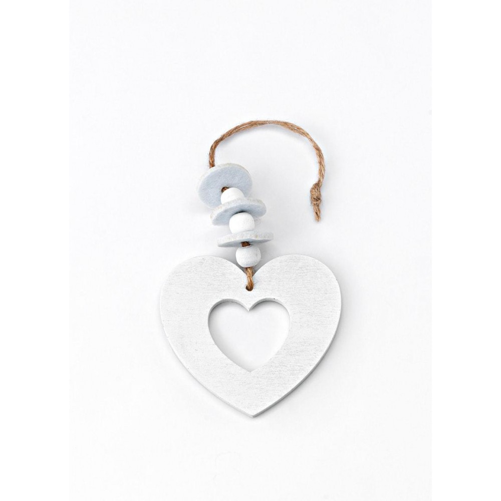 ΞΥΛΙΝΗ ΜΠΟΜΠΟΝΙΕΡΑ ΚΑΡΔΙΑ ΛΕΥΚΗ ΧΑΝΤΡΕΣ 8Χ7 ΣΥ=20 