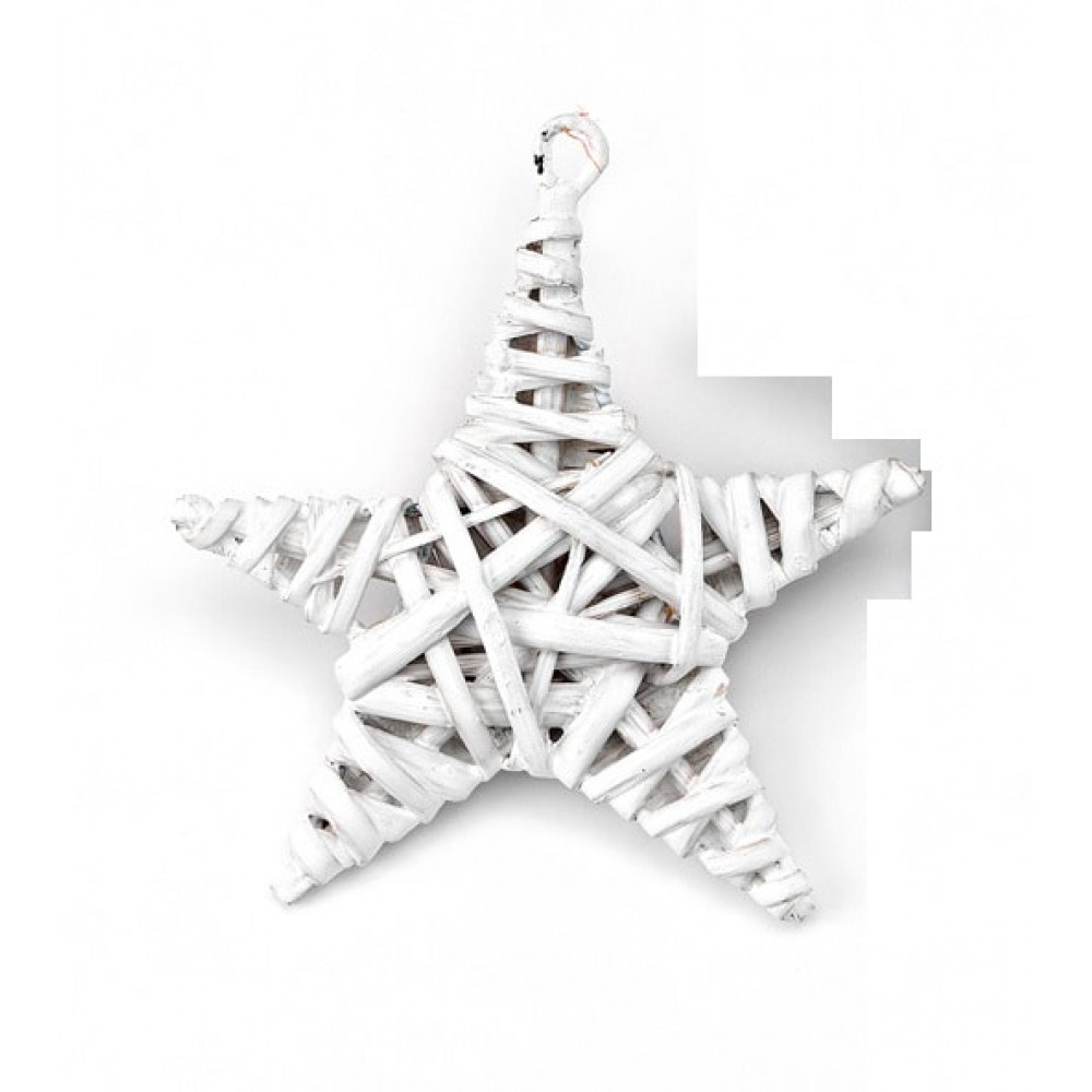 ΞΥΛΙΝΗ ΜΠΟΜΠΟΝΙΕΡΑ ΑΣΤΕΡΙ ΛΕΥΚΟ Φ10 